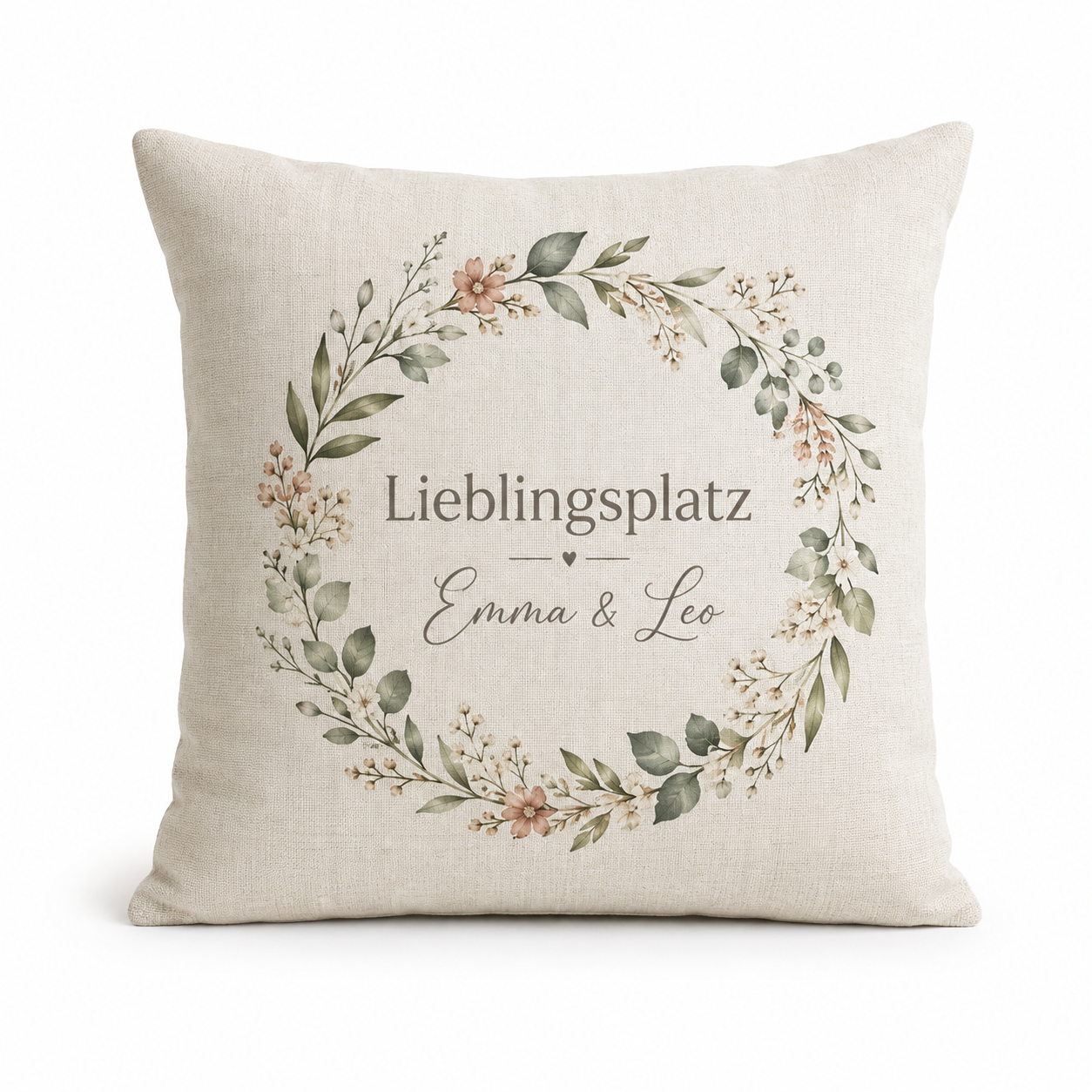 Personalisiertes Kissen 40 × 40 cm